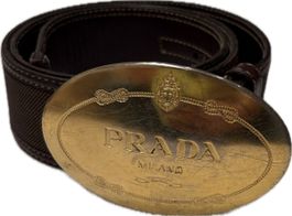 Prada Gürtel braun 90 cm