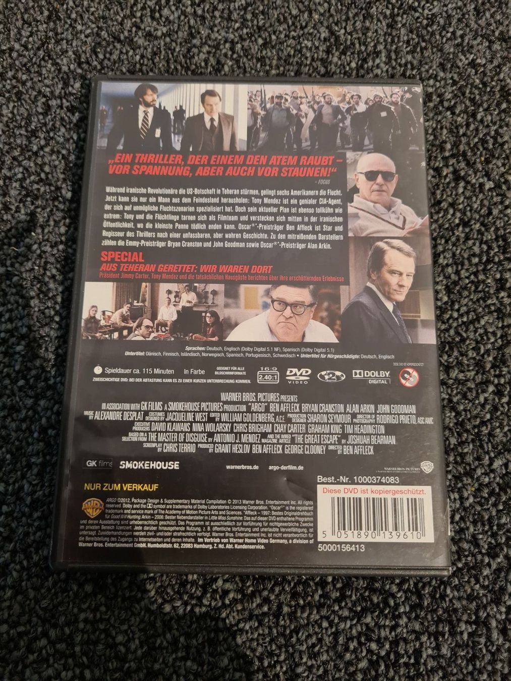 Tutti i DVDs: ARGO(9114) – Usato da Ruswil venduto da M71 1