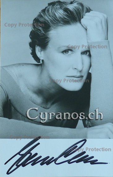 Autografi: Glenn Close (1947) Schauspielerin - Autogramm – Usato da Dietikon venduto da cyranos1