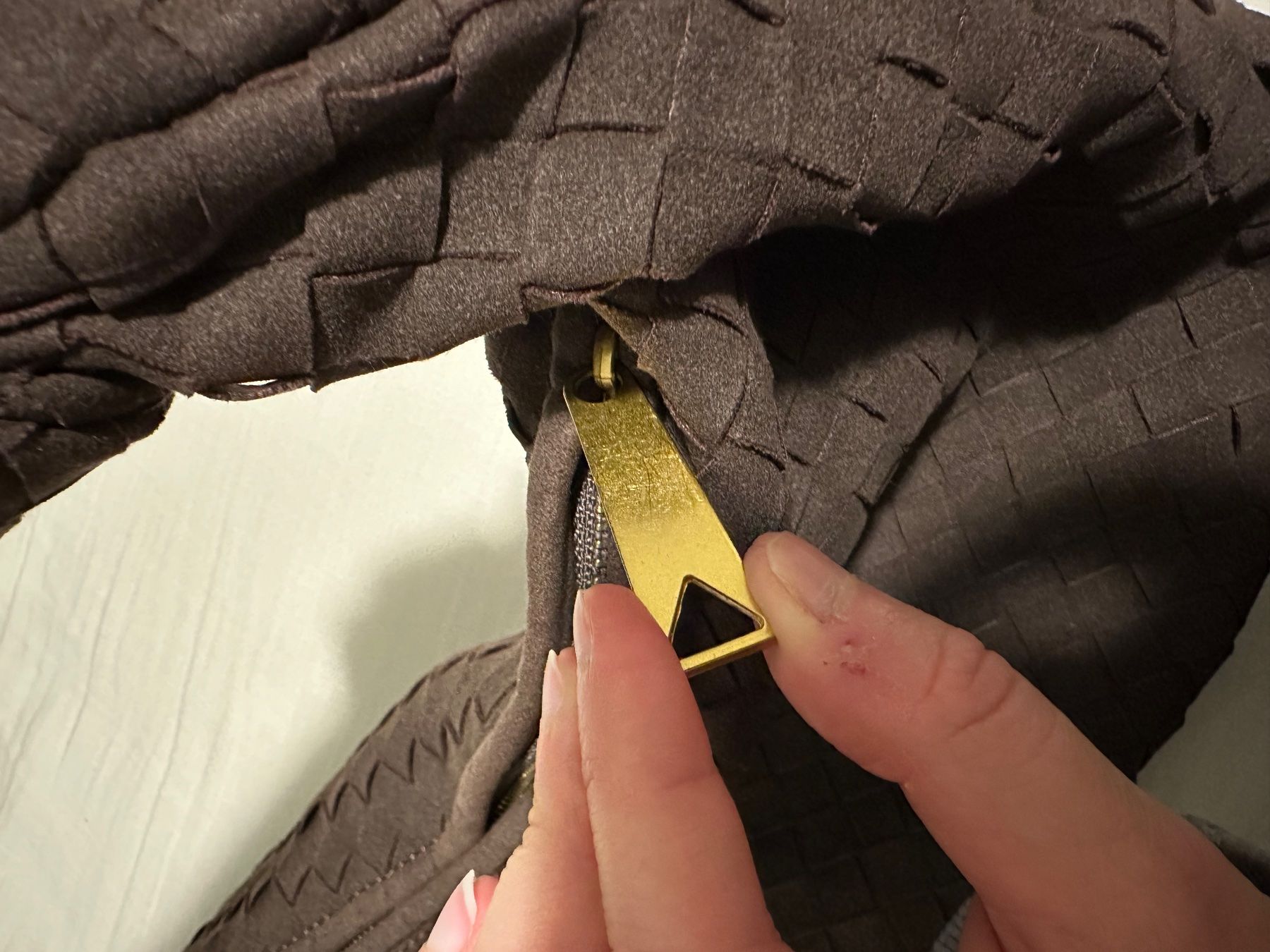 Borse da donna: Schokobraune Tasche (Wildlederoptik) – Nuovo (secondo la descrizione) da Feldbrunnen venduto da keinName24 7