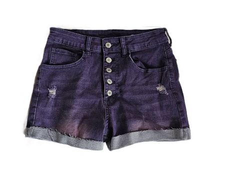 Neu! Stretchy Jeans Shorts Gr. XS / S (M) in Lila Violett