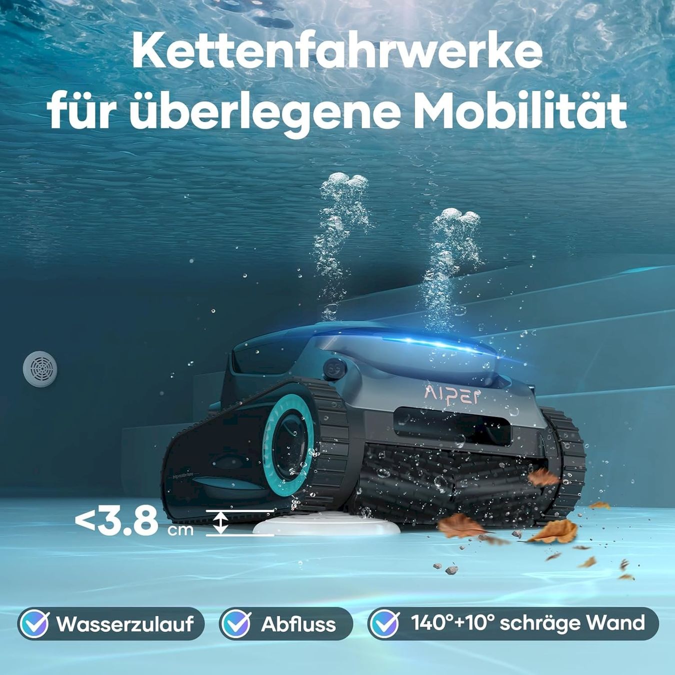 Accessoires de piscine: Aiper Scuba S1 Pro Robot Poolreiniger – Neuf avec emballage d'origine à Bottighofen par zaap 8