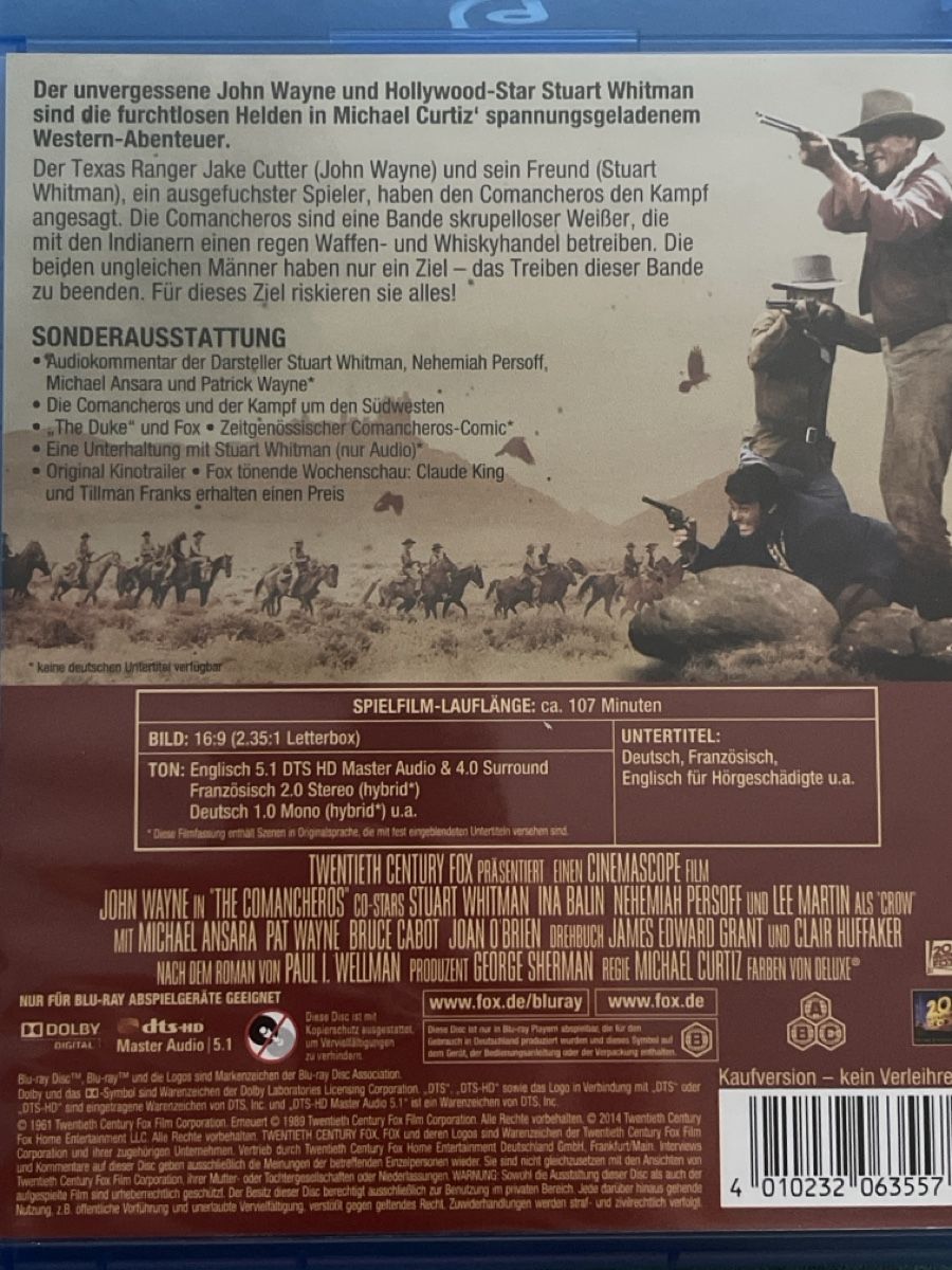 Tous les DVDs: Die Comancheros (1961) – Neuf (Voir description) à Waldenburg par Gonzo8 1