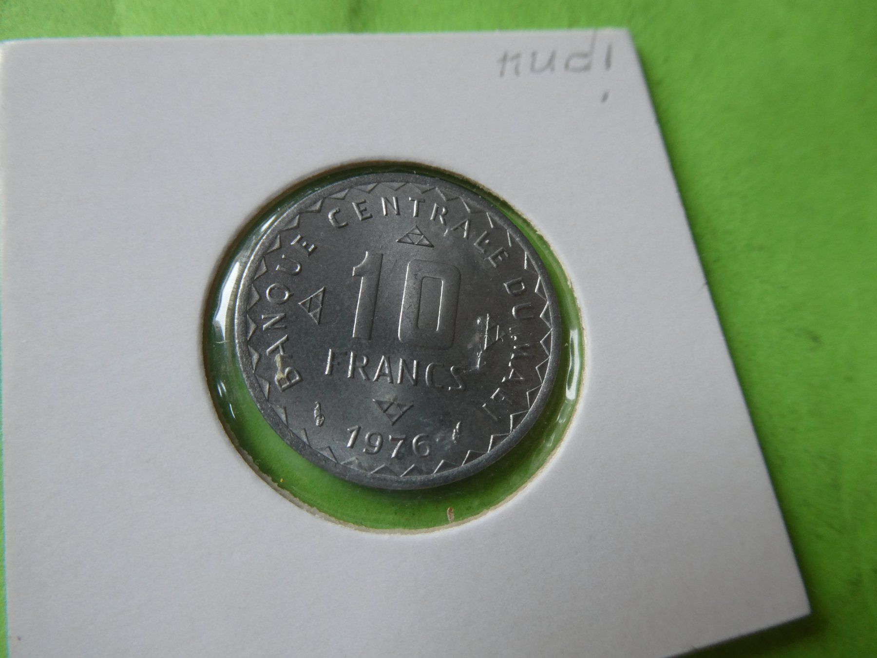 Alle Münzen: Mali 1976, 10 Francs   stgl. – Gebraucht aus Hinterforst von Rohusri 1