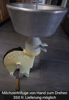 Milchzentrifuge von Hand zum drehen Porto möglich 
