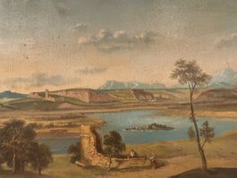 Otto Pilny Seltenes Bild Oel auf Leinwand 1879