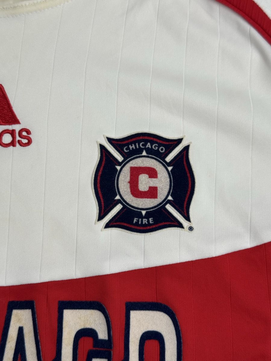 Adidas Canottiere & Pantaloni: Chicago Fire 06/07 away shirt – Usato da Baden venduto da Timelessthreads 5