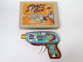 Blech Pistole Space Gun Funkeneffekt Sparkling made in Japan
