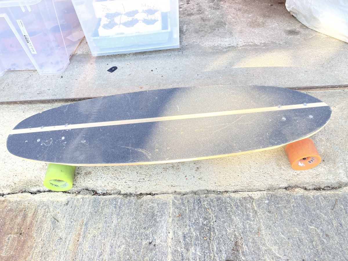 Skateboards: Cooles Longboard von Fibretec, Zigzag Wheels! – Usato da Erlenbach ZH venduto da jospa77 1