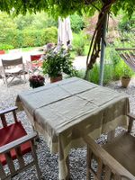 Tischtuch, quadratisch 100% Leinen