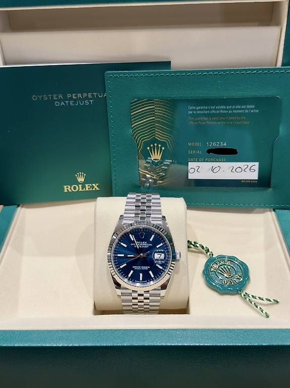 Orologi: Rolex Datejust 36mm New – Nuovo e nell'imballaggio originale da Bülach venduto da Buli.watches 1