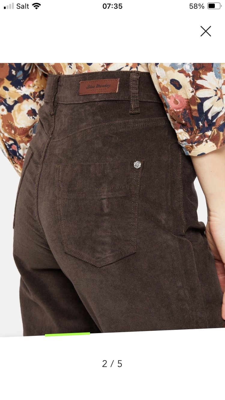 Pantaloni: Blue Monkey Stoffhose Feincord W29 – Usato da Utzenstorf venduto da Ismaele 5