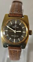 Certina Waterqueen 275, vintage Damenuhr, Lederband