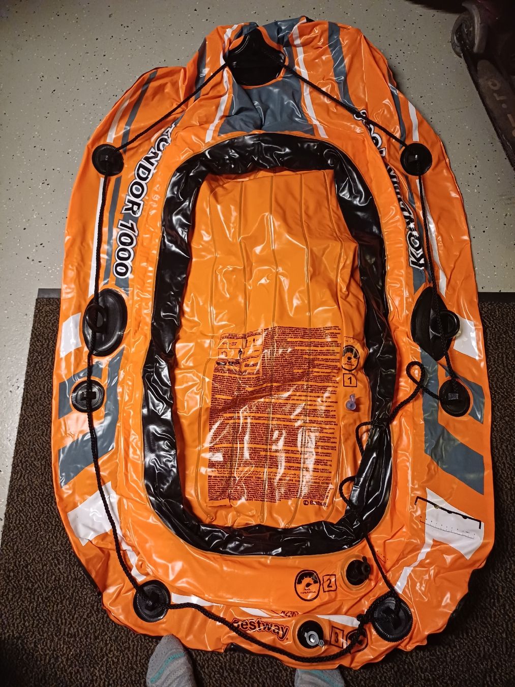 Boote: Schlauchboot Bestway Condor 1000 mit Paddeln  – Gebraucht aus Rickenbach LU von hoppi81 2