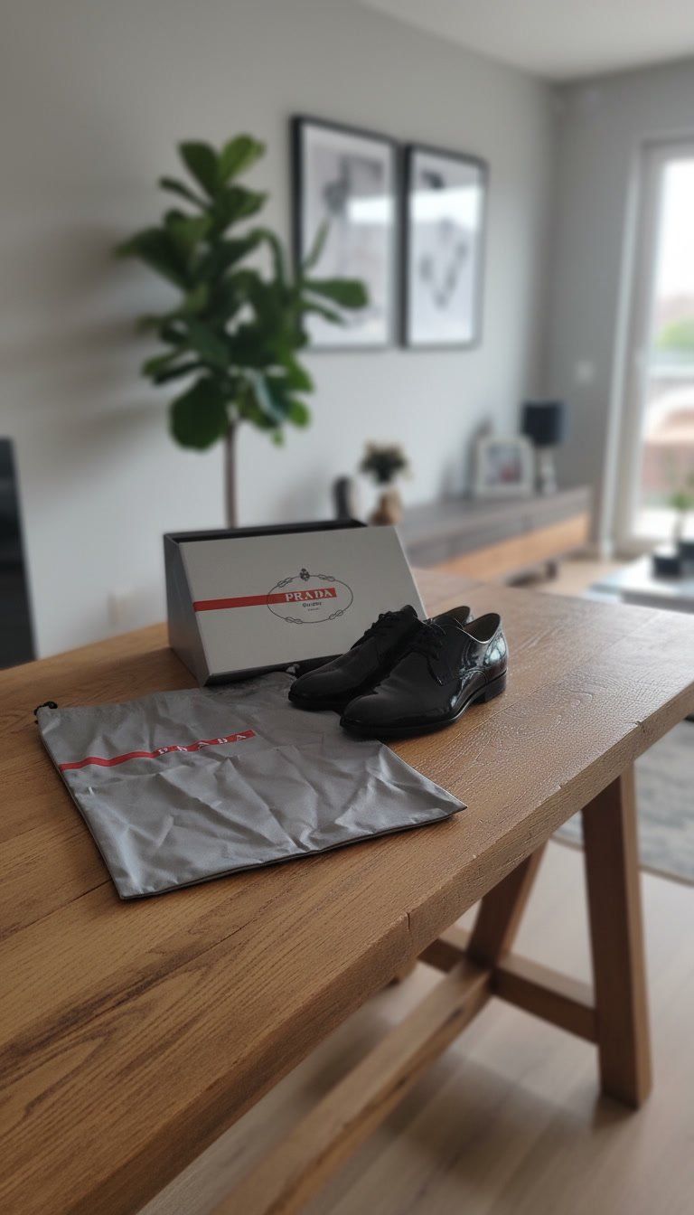 Prada Scarpe da donna: PRADA Schnürer Halbschuh Gr. 41 schwarz Lack - edel – Usato da Zürich venduto da ale_xxz7 1