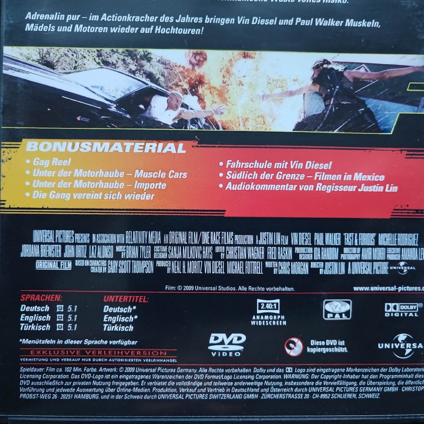 Tutti i DVDs: Fast & Furious DVD – Usato da Dübendorf venduto da kb86_MOVIE 2