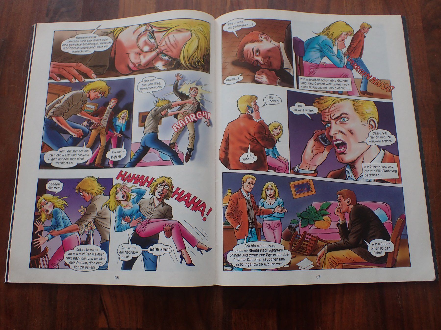 Fumetti: Geisterjäger JOHN SINCLAIR Commic Heft Nr. 2 BASTEI Verlag – Usato da Geroldswil venduto da boy5toy 6
