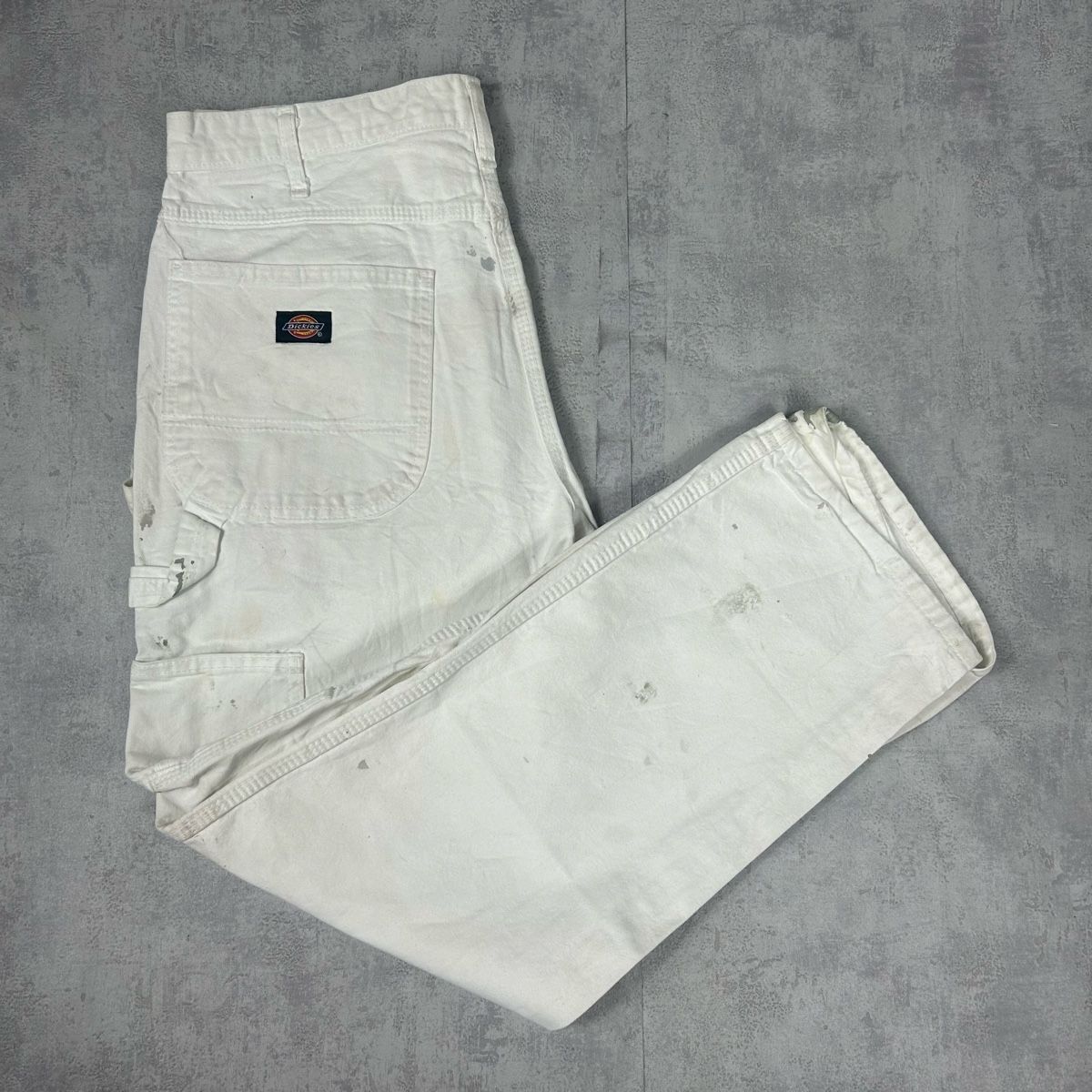 Dickies Jeans: Pantalon de travail / work pants Dickies Blanc - W32 – Nuovo (secondo la descrizione) da Hauterive NE venduto da Leo_o