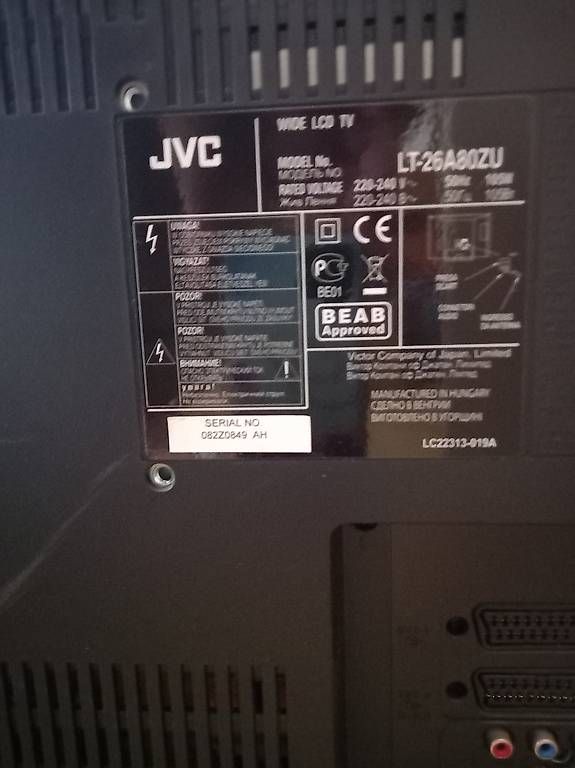 JVC Appareils TV: Fernseher JVC – D'occasion à Aarburg par chregi79 2