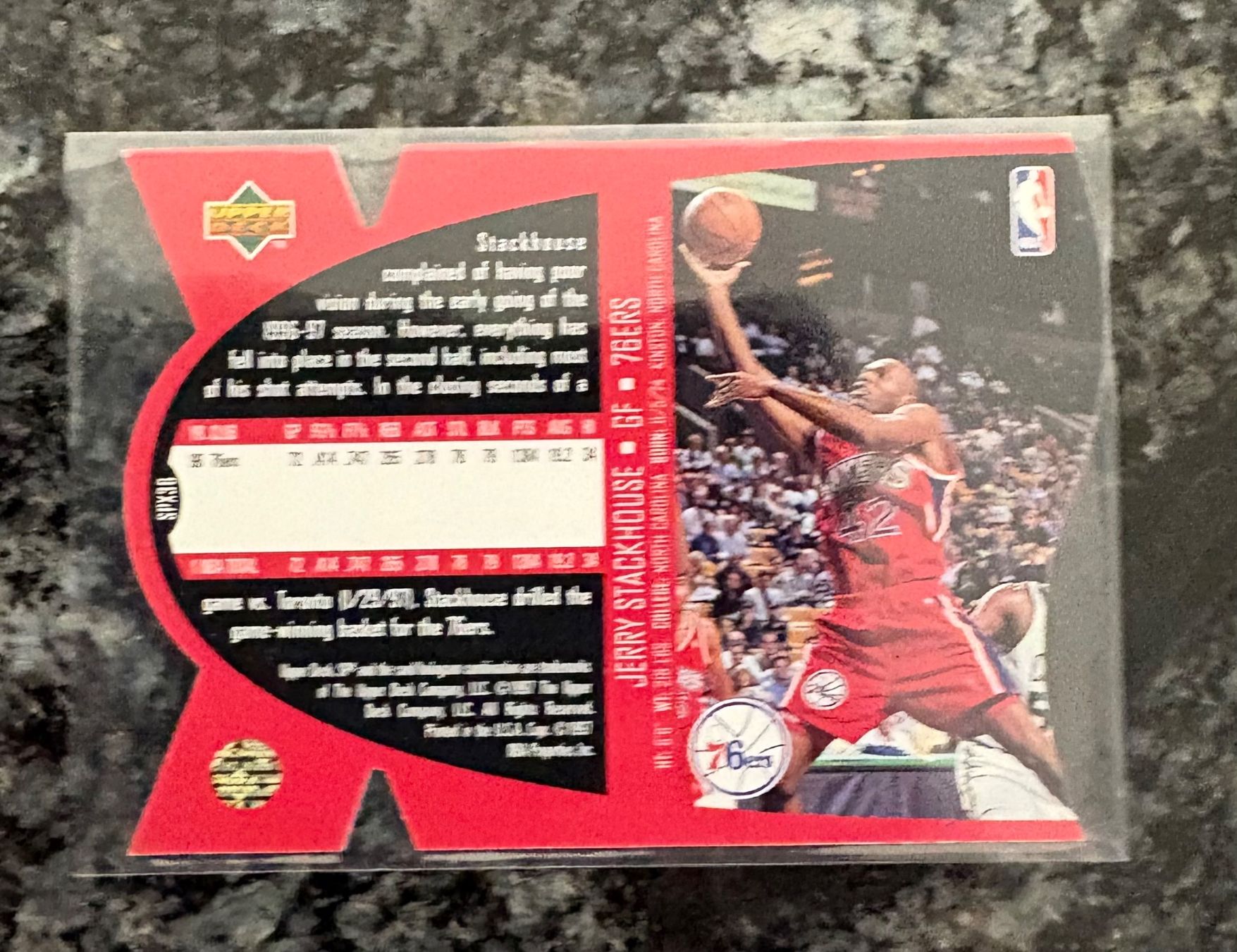 Nba Sammelbilder & Trading cards: NBA Jerry Stackhouse SPX 97 Card – Neu (gemäss Beschreibung) aus Muttenz von joba23 1