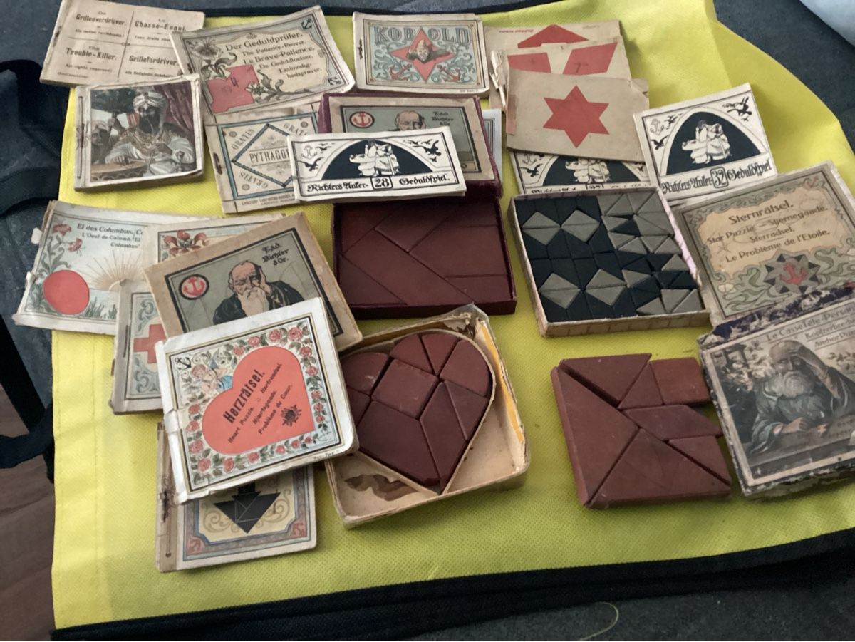 Giochi: ANTIKE ANKER GEDULDSSPIELE UM 1890/1900 – Usato da Münchenstein venduto da NoSu98