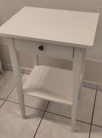 Ikea Hemnes Nachttisch weiss mit Schublade und Ablage