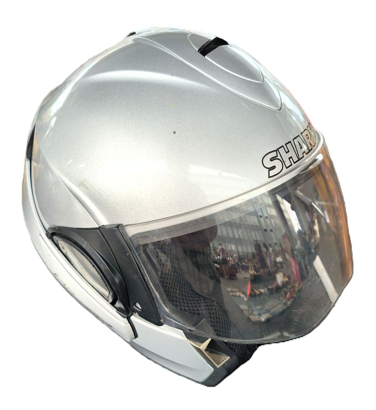 Helme & Visiere: Motorradhelm SHARK Evoline 2 - Grösse "S" - selten benutzt – Gebraucht aus Bern von Fair.Kauf 1