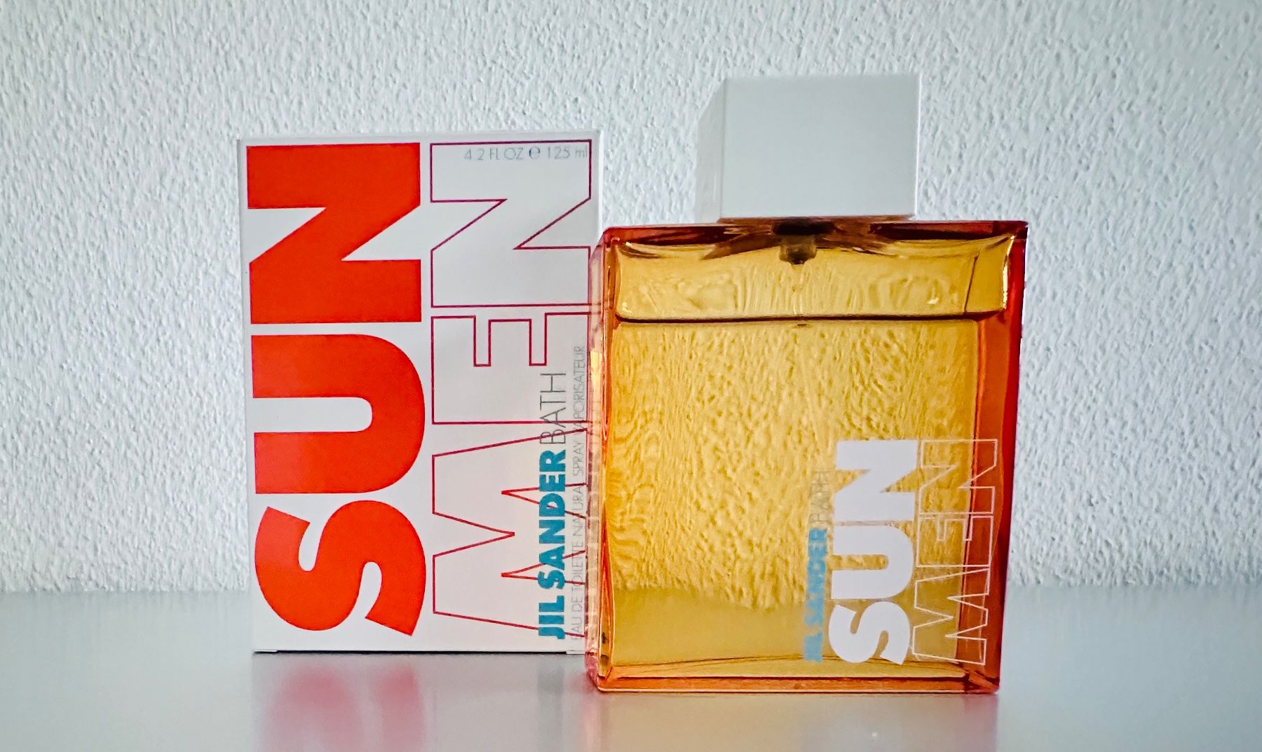 Jil Sander Profumi & Eau de Toilette: NEU > Jil Sander SUN MEN Bath Parfum EDT 125ml – Nuovo e nell'imballaggio originale da Zürich venduto da smackpix