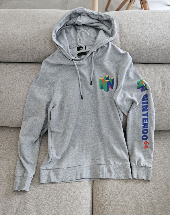 Nintendo Maglioni & Felpe: Nintendo 64 Hoodie, Gray, size S – Usato da Orbe venduto da Greekgods
