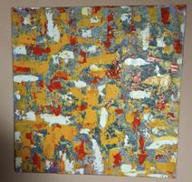 Originales abstraktes Gemälde, handmade 50×50