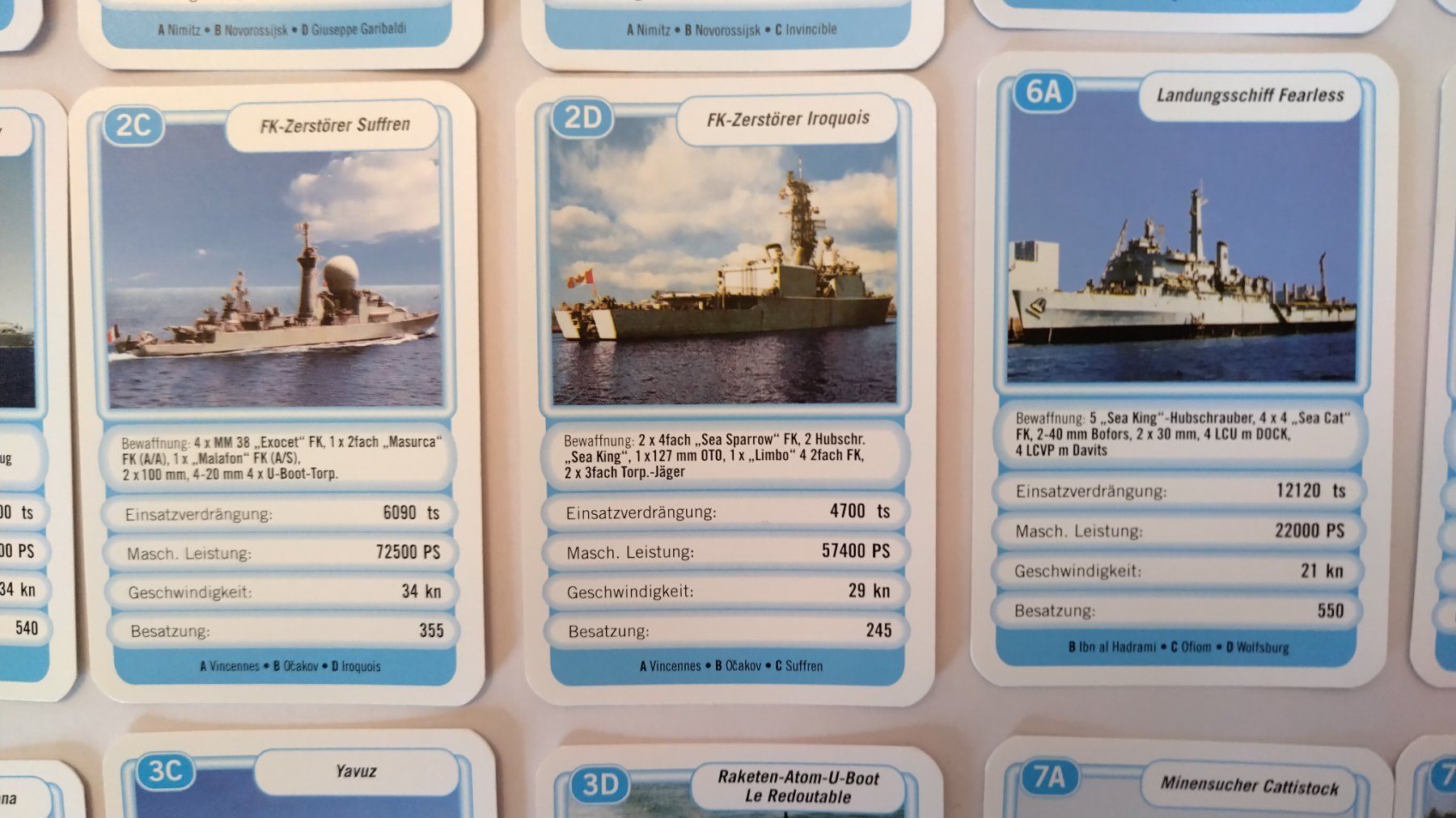 Giochi: Schiffe Quartett - Marine / 32 Karten ab Fr. 4.- – Usato da Bellach venduto da JingleJerry 6