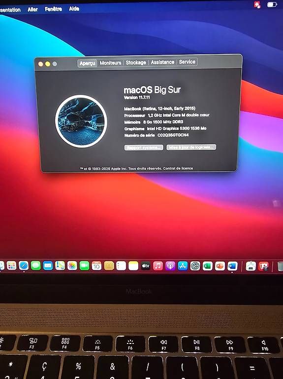 Apple Notebook: MacBook 12"-2015- Intel Core M -8 Go RAM- SSD 500 Go – Usato da Renens VD venduto da MTD2211 7