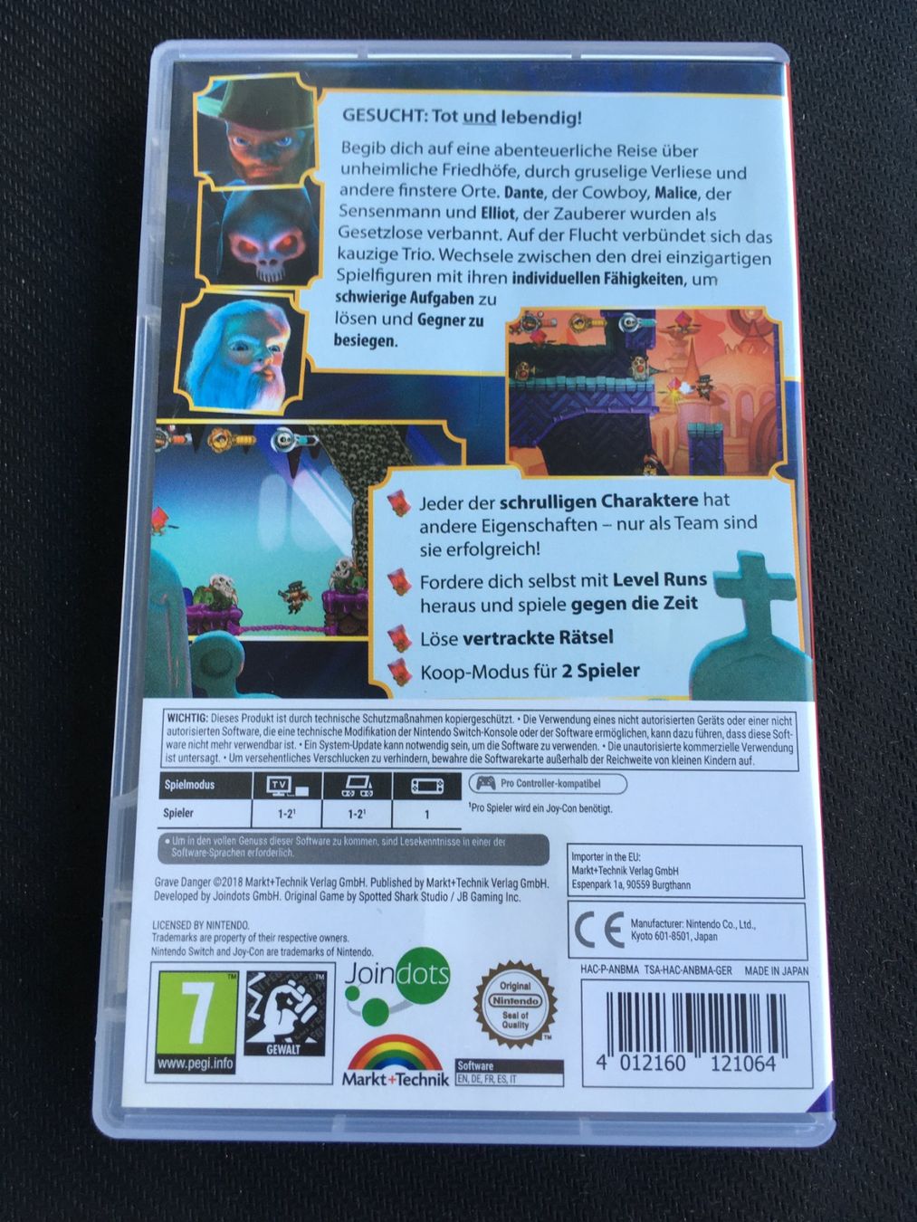 Nintendo Spiele: Grave Danger für Nintendo Switch – Gebraucht aus St.Gallen von sjosjo 1