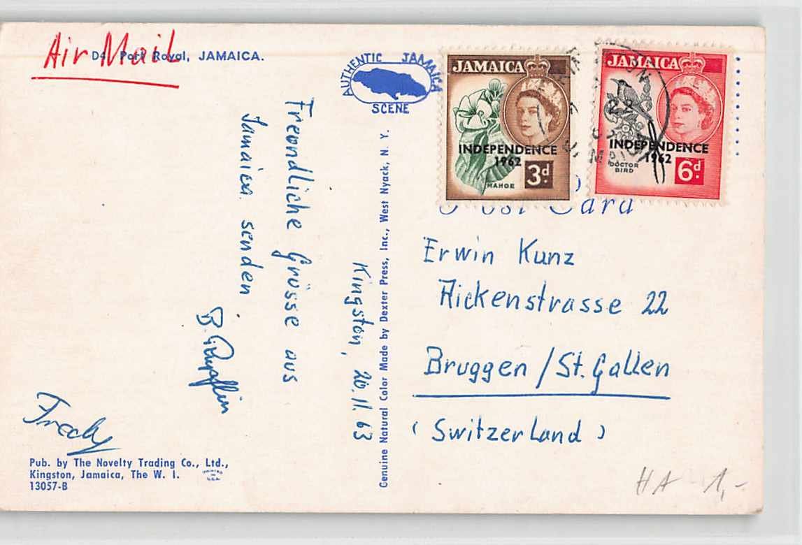 Cartes postales: EXOTISCHE Ansichtskarte JAMAICA INDEPENDANCE – D'occasion à Lufingen par TopAnsichtskarten