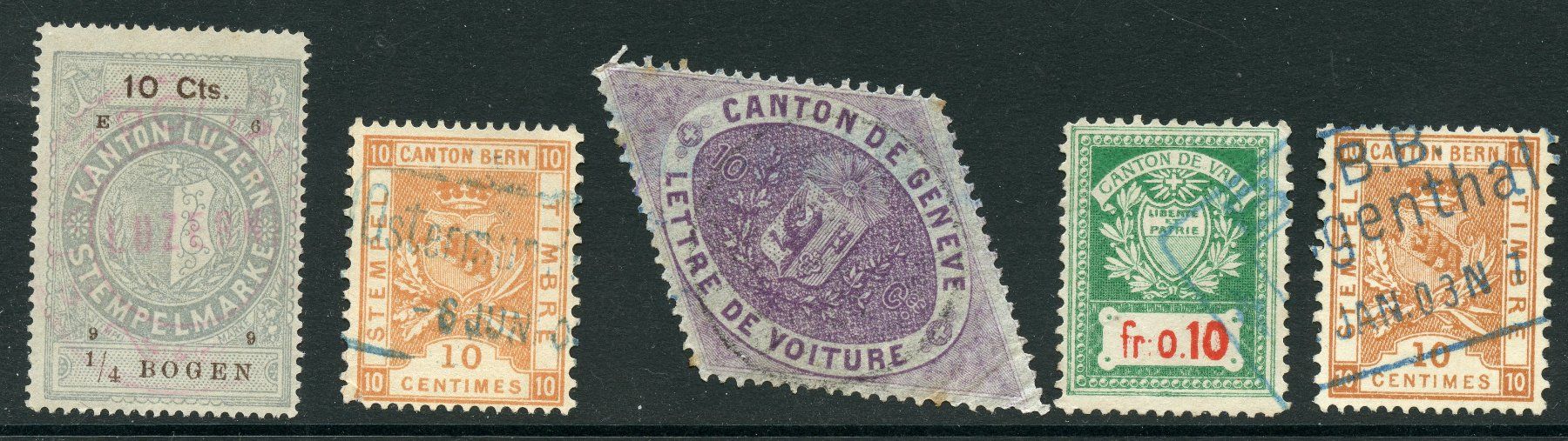 Tous les timbres: 1 Lot Stempelmarken Schweiz – D'occasion à Steffisburg par Charlamov