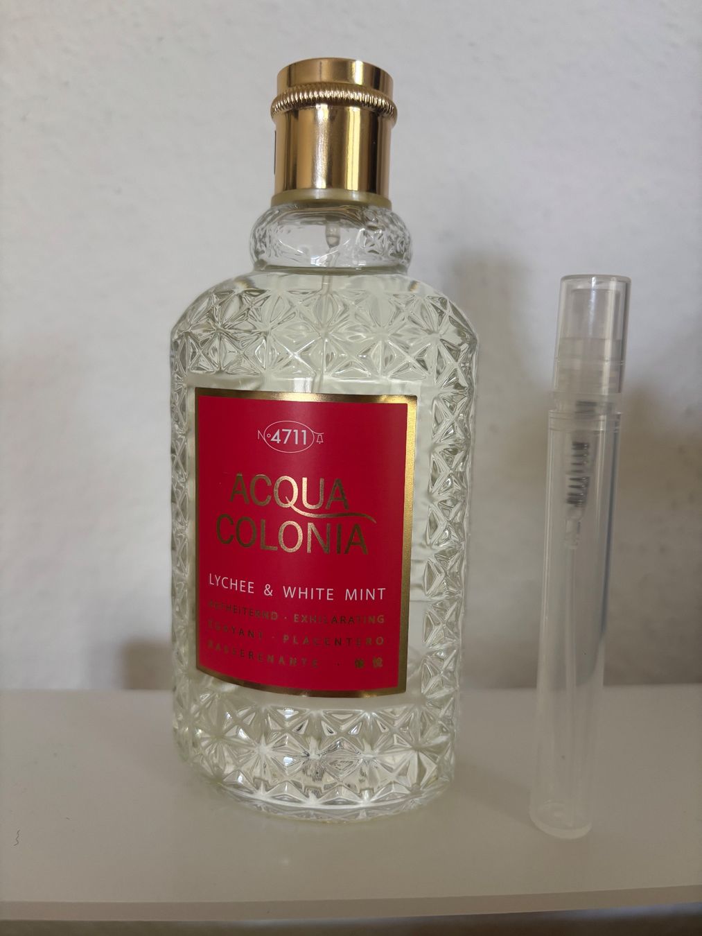 4711 Parfum & Eau de Toilette: 4711 Lychee & White Mint 5ml.EDC Abfüllung Unisex – Gebraucht aus Zürich von deruja