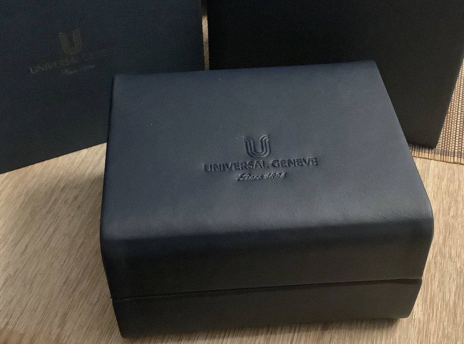 Universal Genève Orologi: Universal Genève 828.100  - Fullset, ungetragen, NOS – Nuovo (secondo la descrizione) da Arlesheim venduto da treppe3 8