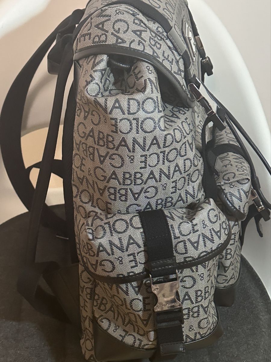 Dolce & Gabbana Rucksäcke: Dolce & Gabbana Jacquard Backpack – Gebraucht aus Genève von Regalfinds 2