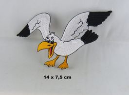 ALBATROSS - Aufnäher - Aufbügler - Stickerei - 14x7,5cm
