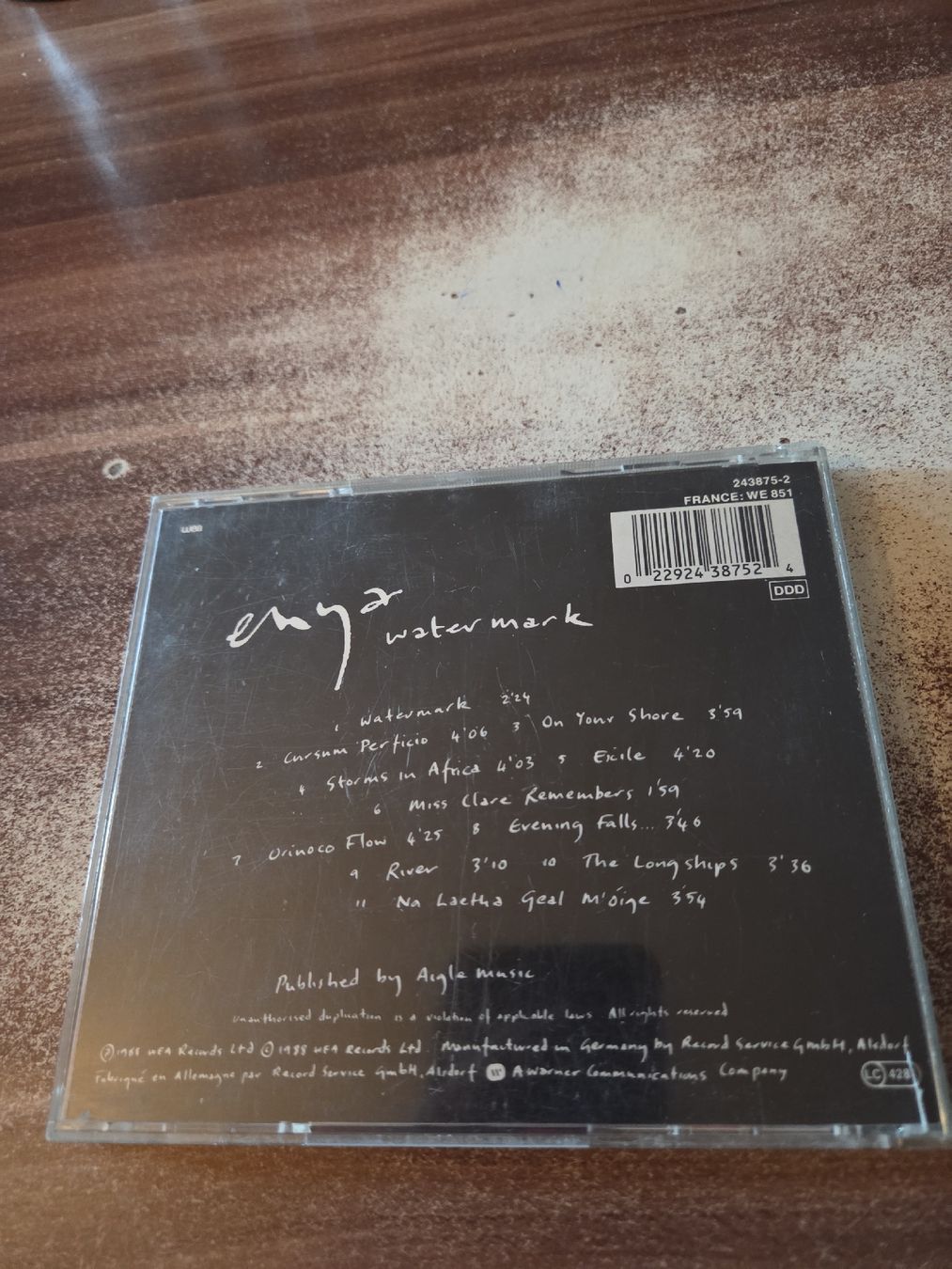 CDs: Enya - Watermark – Gebraucht aus Wattenwil von Mage66 1