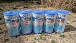 5x Intex Filterkartusche Typ A (neu & originalverpackt)