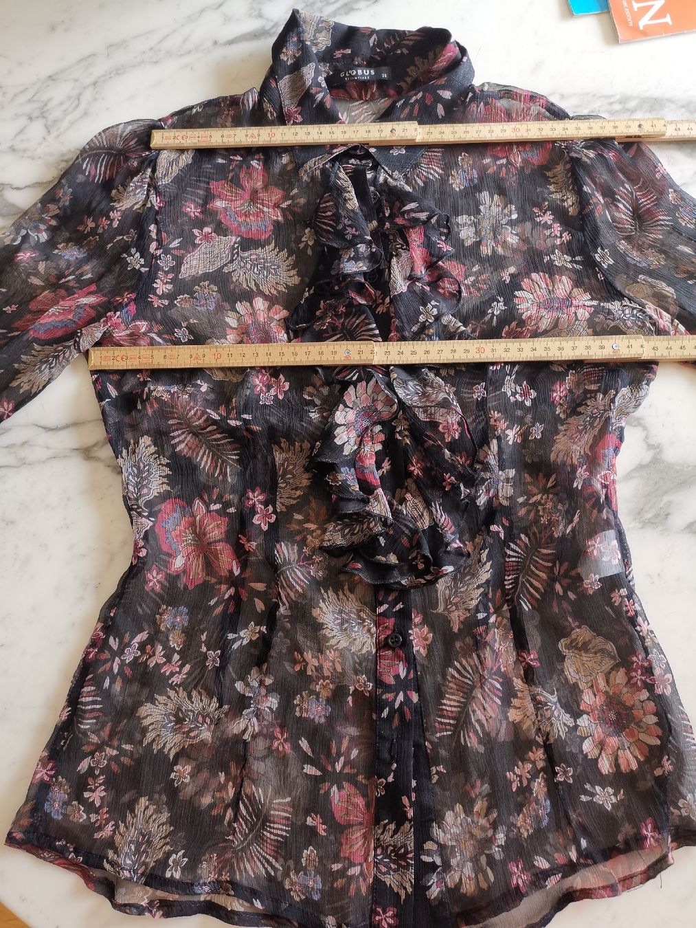 Globus Camicette: Transparente Seidenbluse Globus  – Usato da Uerikon venduto da pink_flamingo 4