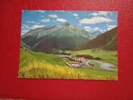 S-chanf Engadin Gesamtansicht 1969 Stempel Hotel Aurora
