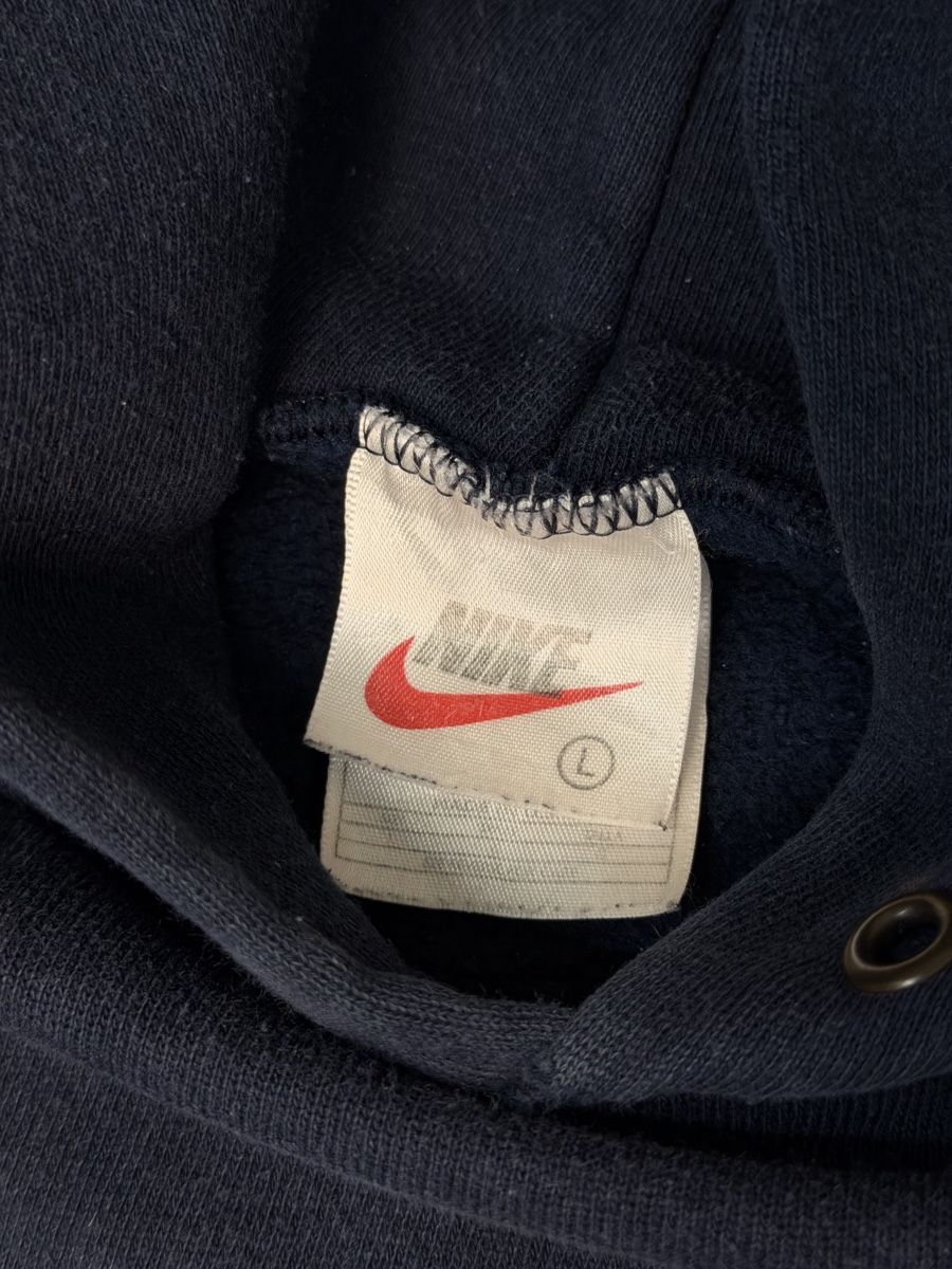 Nike Pullover & Sweatshirts: Nike Vintage Center Swoosh Hoodie Navy 90s Gr. M – Gebraucht aus Luzern von Fabri2000 2