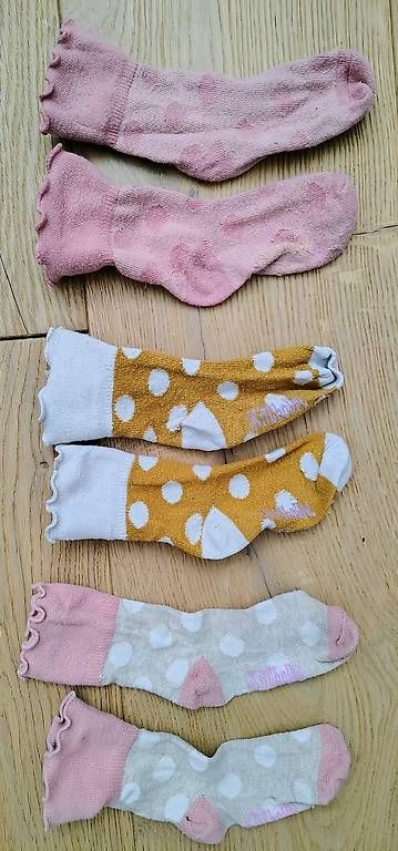 Calze per bambini: 3 X 2chf Sommerliche Socken 20-22 – Usato da Zürich venduto da Tunguskah