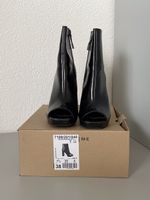 Bottines noires à talons Zara ouvertes, pointure 38