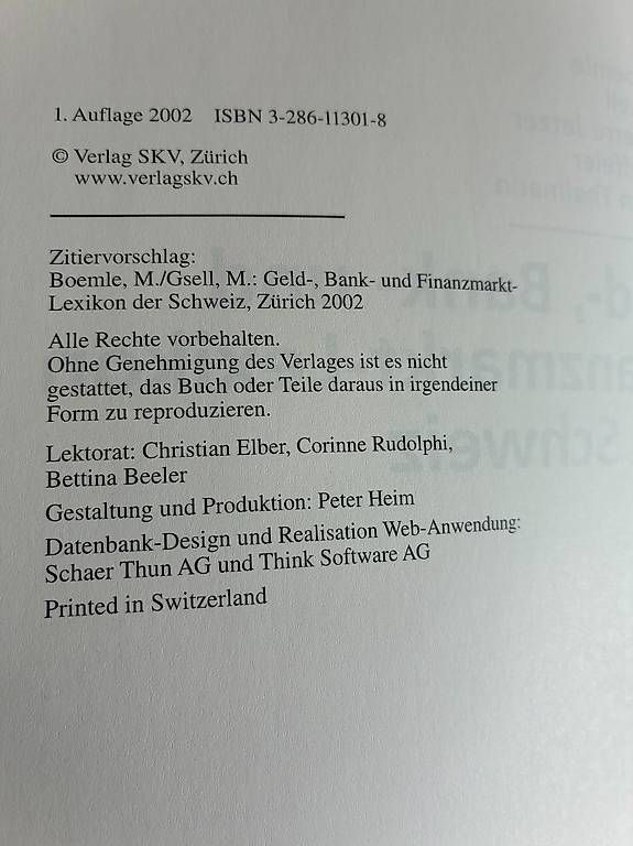 Bücher: Finanzmarkt Lexikon – Gebraucht aus Pfeffingen von hpg_8phx 1
