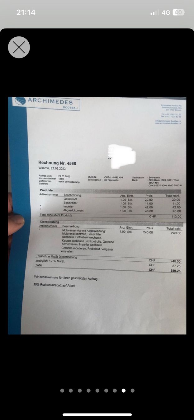 Barche: Honda Motorboot 6 ps – Usato da Bern venduto da Bigui81 7