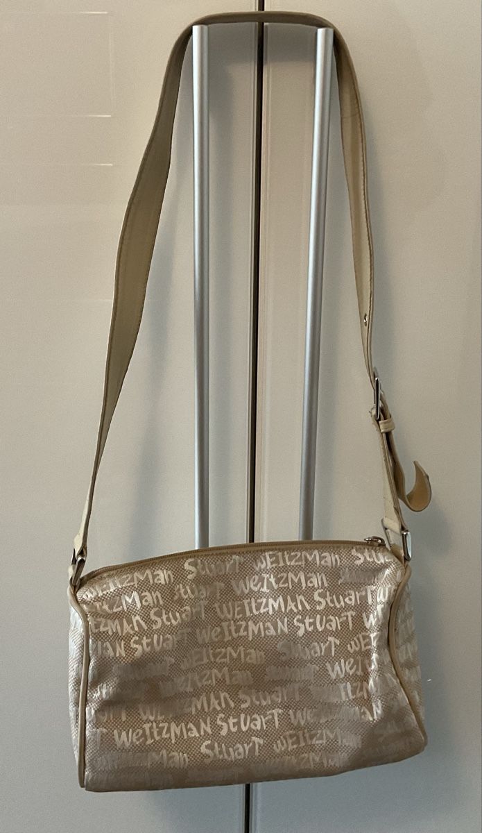 Taschen für Damen: Stuart Weitzman Handtasche Canvas beige Shopper Bag CHIC! – Gebraucht aus Nürensdorf von Enme 1