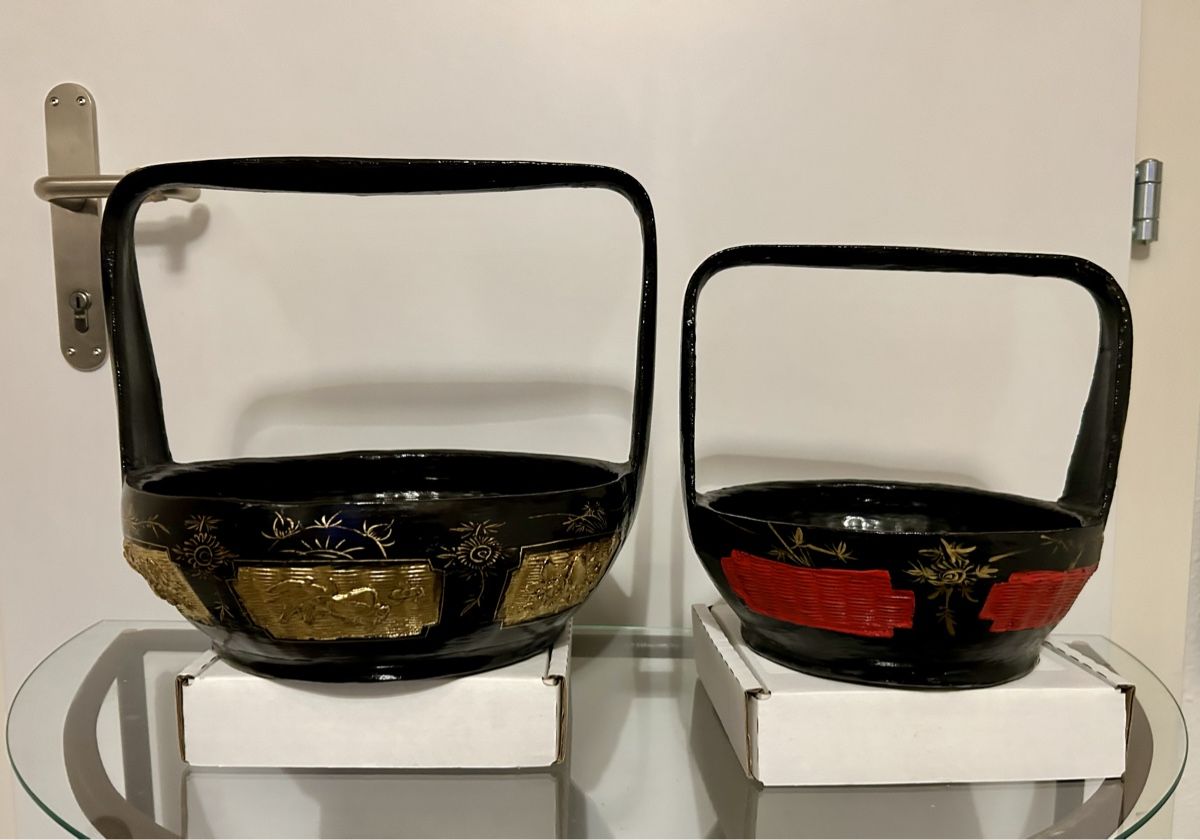 Altro in Antiquarato & Arte: Charmant duo de paniers de mariage chinois – Usato da Petit-Lancy venduto da Pierre_le_voyageur 2